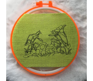 Stickdatei - Ostermorgen 3 Doodle